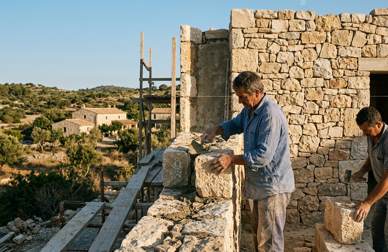 Κατασκευή Πετρόκτιστων Κτιρίων